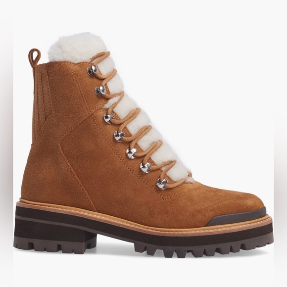 Marc Fisher Izzie Genuine Shearling Lug Sole Boot - Picture 3 of 11